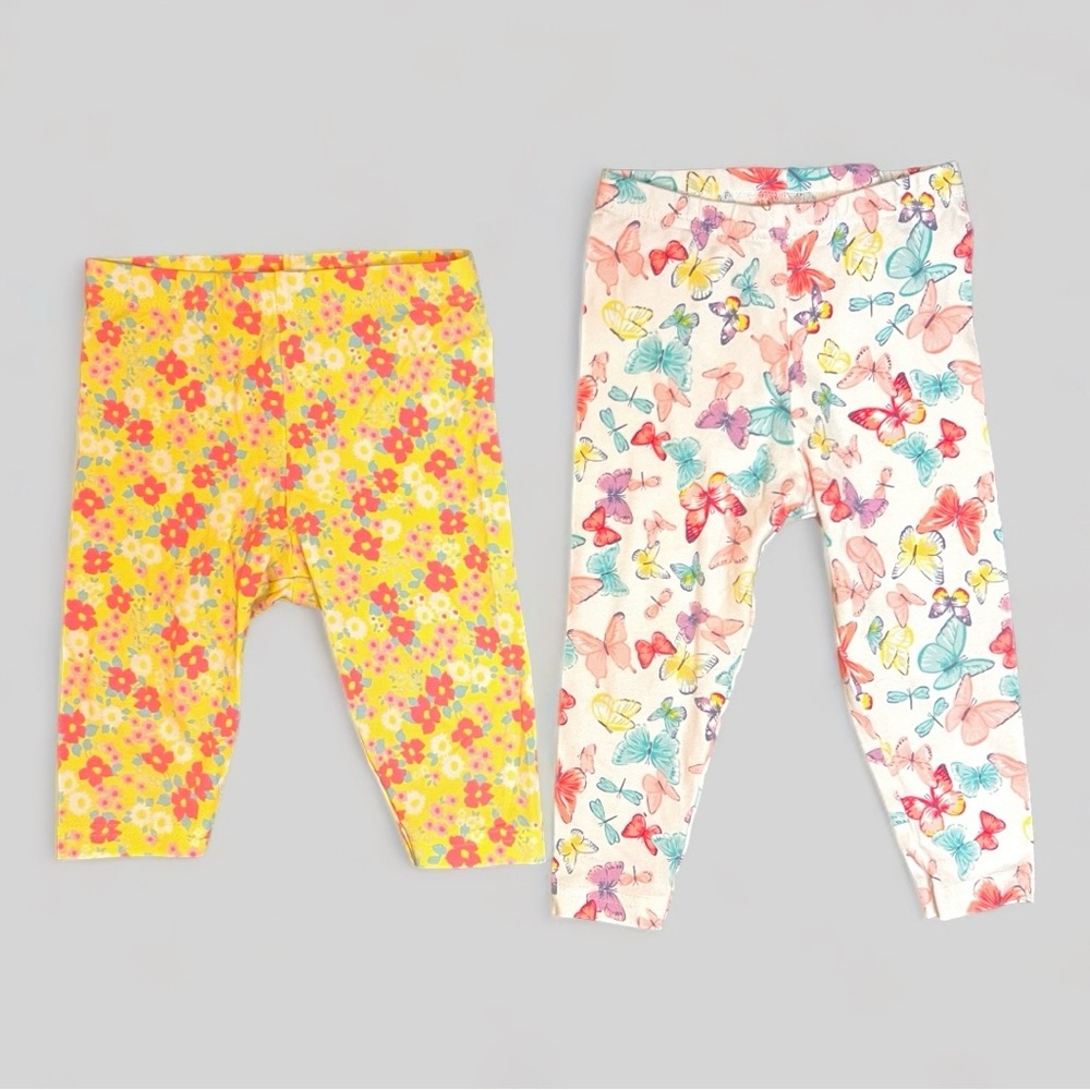 🎀 12-18 Month Baby Girls Clothing Bundle  – Pajamas, Rompers, Onesies & Leggings - Picture 10 of 11